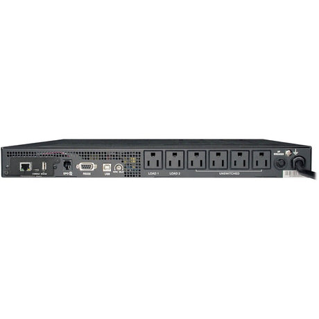 Eaton Tripp Lite Series SmartPro 120V 750VA 600W Line-Interactive Sine Wave UPS, 1U Rack/Vertical, Pre-installed WEBCARDLX Network Interface, USB, DB9 Serial — SMART750RM1UN