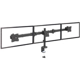 StarTech.com Desk Mount Triple Monitor Arm, 3 VESA 27" (17.6lb/8kg) Displays, Ergonomic Height Adjustable Articulating Pole Mount — ARMTRIO
