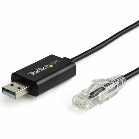 StarTech.com 6 ft / 1.8 m Cisco USB Console Cable - USB to RJ45 Rollover Cable - Transfer rates up to 460Kbps - M/M - Windows&reg;, Mac and Linux&reg; Compatible — ICUSBROLLOVR