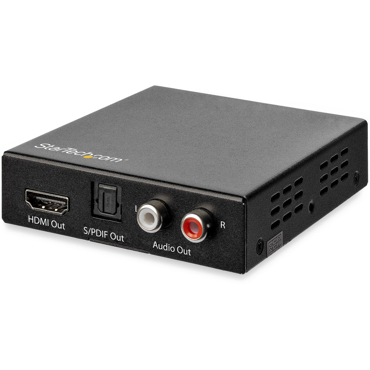 StarTech.com HDMI Audio Extractor with 40K 60Hz - HDMI Audio De-embedder - HDR - Toslink Optical Audio - Dual RCA Audio - HDMI 2.0 — HD202A