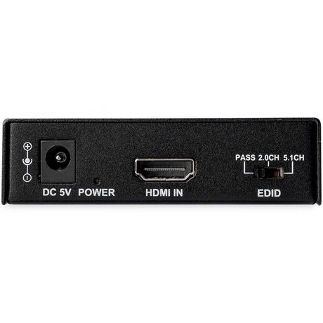 StarTech.com HDMI Audio Extractor with 40K 60Hz - HDMI Audio De-embedder - HDR - Toslink Optical Audio - Dual RCA Audio - HDMI 2.0 — HD202A