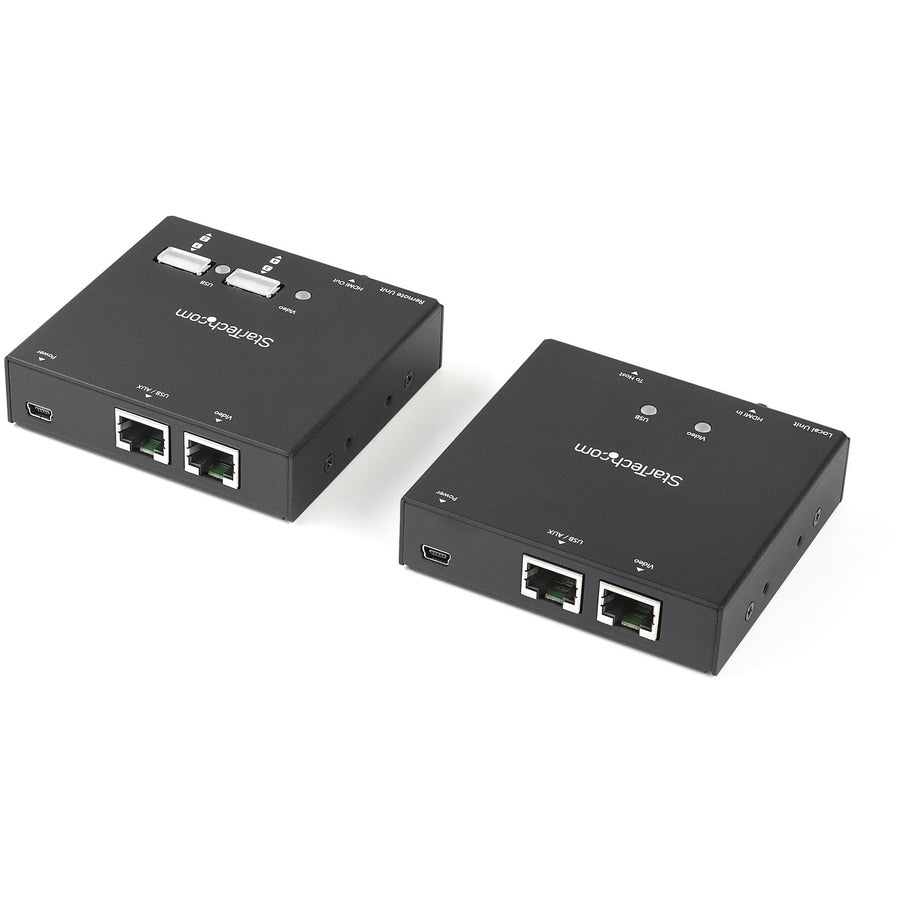 StarTech.com HDMI over CAT6 Extender with 4-port USB Hub - Remote HDMI over CAT5 or CAT6 - 165 ft (50m) - 1080p — ST121USBHD