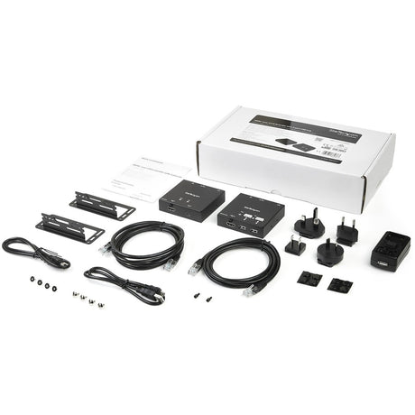 StarTech.com HDMI over CAT6 Extender with 4-port USB Hub - Remote HDMI over CAT5 or CAT6 - 165 ft (50m) - 1080p — ST121USBHD
