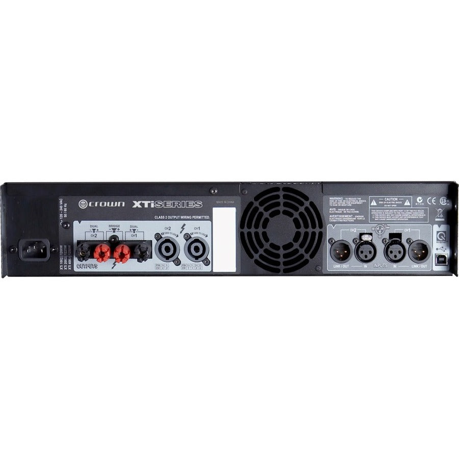 Crown XTi 2002 Amplifier - 1600 W RMS - 2 Channel — NXTI2002-U-US