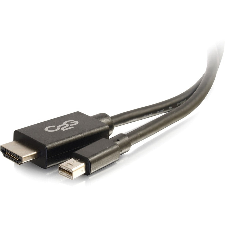 C2G 10ft Mini DisplayPort to HDMI Adapter Cable - Black - TAA — 54422