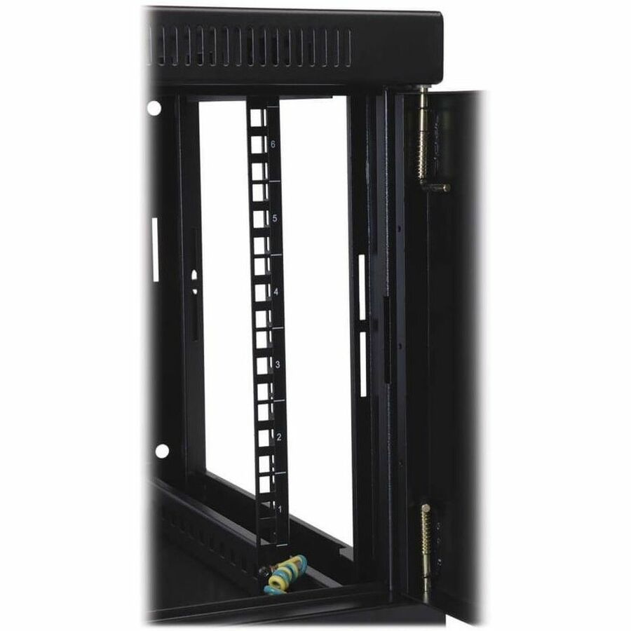 Eaton Tripp Lite Series SmartRack 10U Low-Profile Switch-Depth Wall-Mount Small Rack Enclosure, Clear Acrylic Window, Hinged Back — SRW10USG