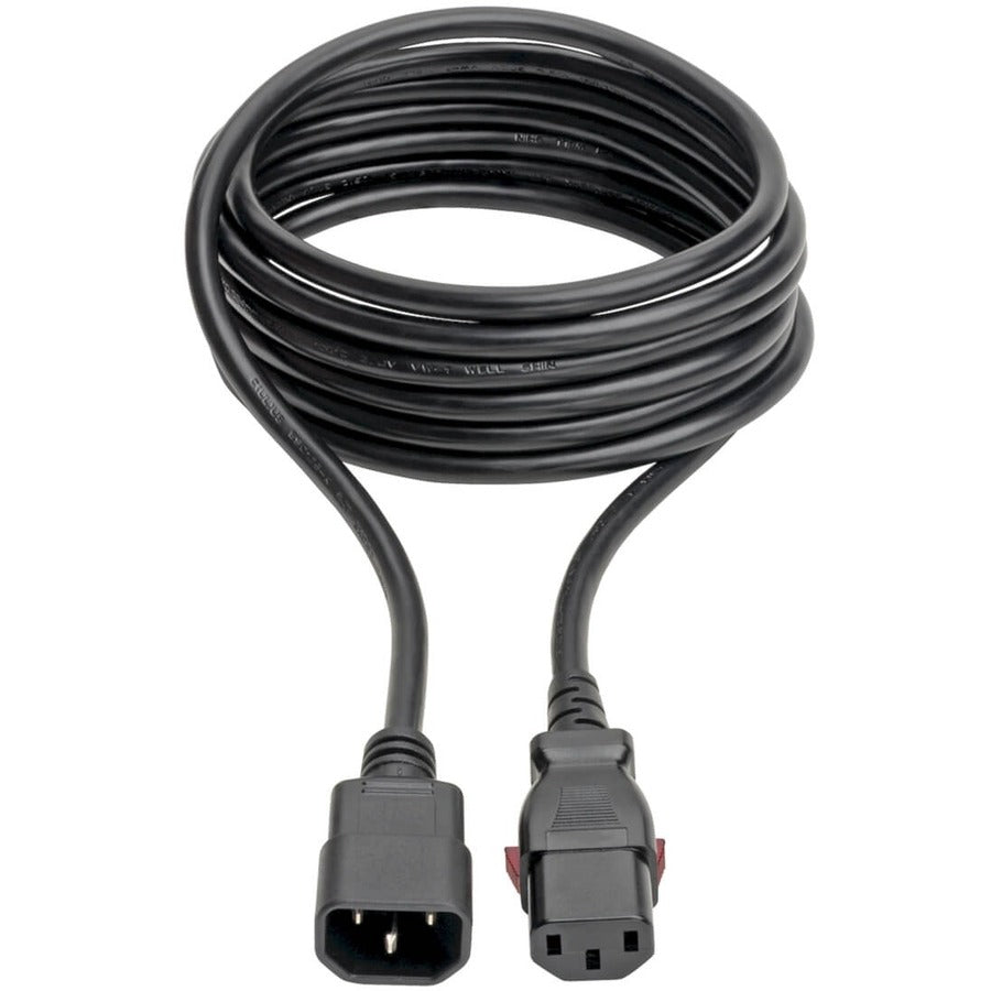 Eaton Tripp Lite Series Power Extension Cord, Locking C13 to C14 PDU Style - 10A, 250V, 18 AWG, 10 ft. (3.05 m) — P004-L10