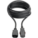 Eaton Tripp Lite Series Power Extension Cord, Locking C13 to C14 PDU Style - 10A, 250V, 18 AWG, 10 ft. (3.05 m) — P004-L10