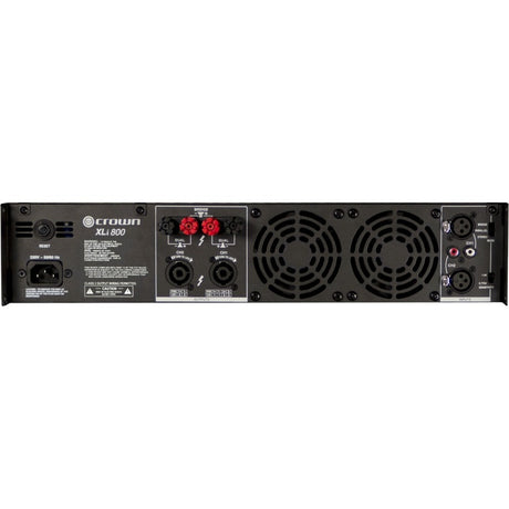 Crown 800 Amplifier - 400 W RMS - 2 Channel - Dark Gray — NXLI800-0-US