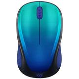 Logitech Design Collection Limited Edition Wireless Mouse with Colorful Designs - USB Unifying Receiver, 12 months AA Battery Life, Portable & Lightweight, Easy Plug & Play with Universal Compatibility - BLUE AURORA — 910-006118
