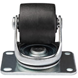 StarTech.com Heavy Duty Casters for Server Racks/Cabinets, Set of 4 Universal M6 2-inch Caster Wheels Kit, 45x75mm Pattern Casters, Swivel — RKCASTER2