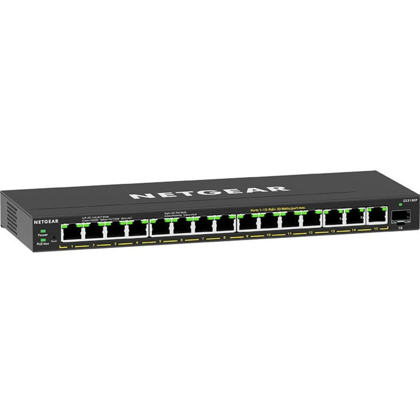 Netgear GS316EP Ethernet Switch — GS316EP-100NAS