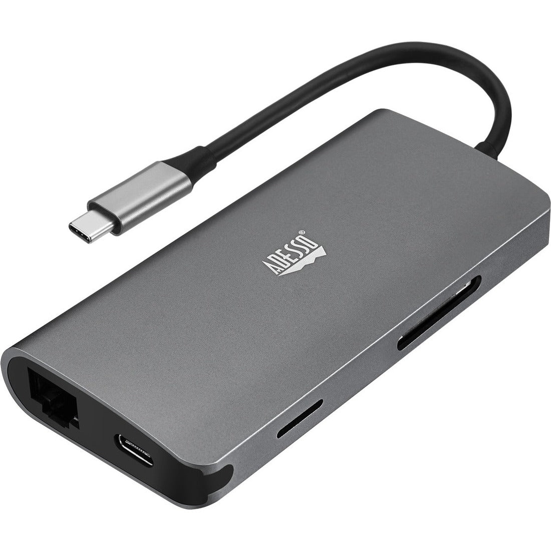 Adesso 8-in-1 USB-C Multi-Port Docking Station (TAA Compliant) — AUH-4030