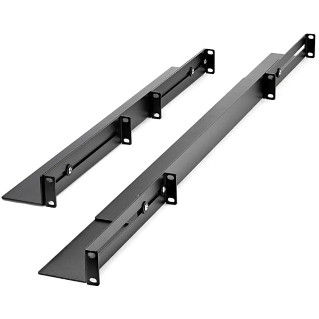 StarTech.com 1U 19" Server Rack Rails 24-36" Adjustable Depth /Universal 4 Post Network/Server/UPS Equipment Mounting Rack Mount Rail Kit — UNIRAILS1UB