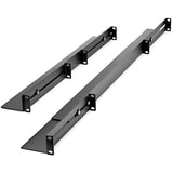 StarTech.com 1U 19" Server Rack Rails 24-36" Adjustable Depth /Universal 4 Post Network/Server/UPS Equipment Mounting Rack Mount Rail Kit — UNIRAILS1UB