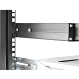 StarTech.com 1U 19" Server Rack Rails 24-36" Adjustable Depth /Universal 4 Post Network/Server/UPS Equipment Mounting Rack Mount Rail Kit — UNIRAILS1UB