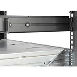 StarTech.com 1U 19" Server Rack Rails 24-36" Adjustable Depth /Universal 4 Post Network/Server/UPS Equipment Mounting Rack Mount Rail Kit — UNIRAILS1UB