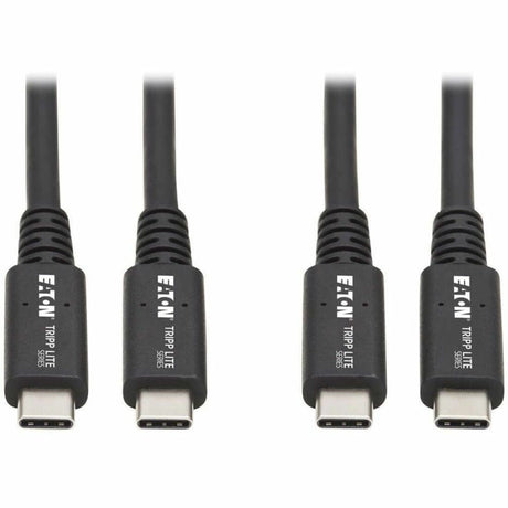 Eaton Tripp Lite Series USB4 40Gbps Cable (M/M) - USB-C, 8K 60 Hz, 100W PD Charging, Black, 31 in. (0.8 m) — U520-31N