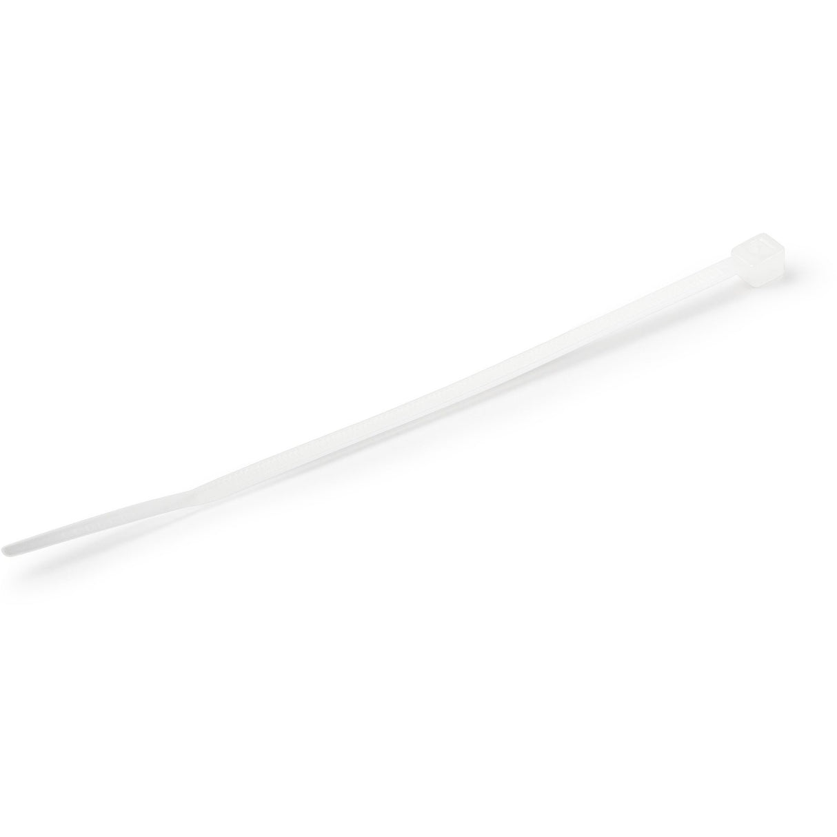 StarTech.com 4"(10cm) Cable Ties, 7/8"(22mm) Dia, 18lb(8kg) Tensile Strength, Nylon Self Locking Zip Ties, UL Listed, 1000 Pack, White — CBMZT4NK
