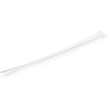StarTech.com 4"(10cm) Cable Ties, 7/8"(22mm) Dia, 18lb(8kg) Tensile Strength, Nylon Self Locking Zip Ties, UL Listed, 1000 Pack, White — CBMZT4NK