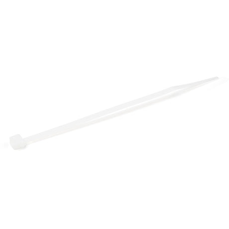 StarTech.com 4"(10cm) Cable Ties, 7/8"(22mm) Dia, 18lb(8kg) Tensile Strength, Nylon Self Locking Zip Ties, UL Listed, 1000 Pack, White — CBMZT4NK