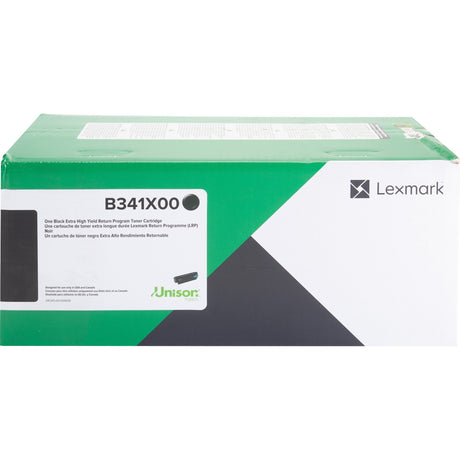 Lexmark Unison Original Extra High Yield Laser Toner Cartridge - Black - 1 Each — B341X00