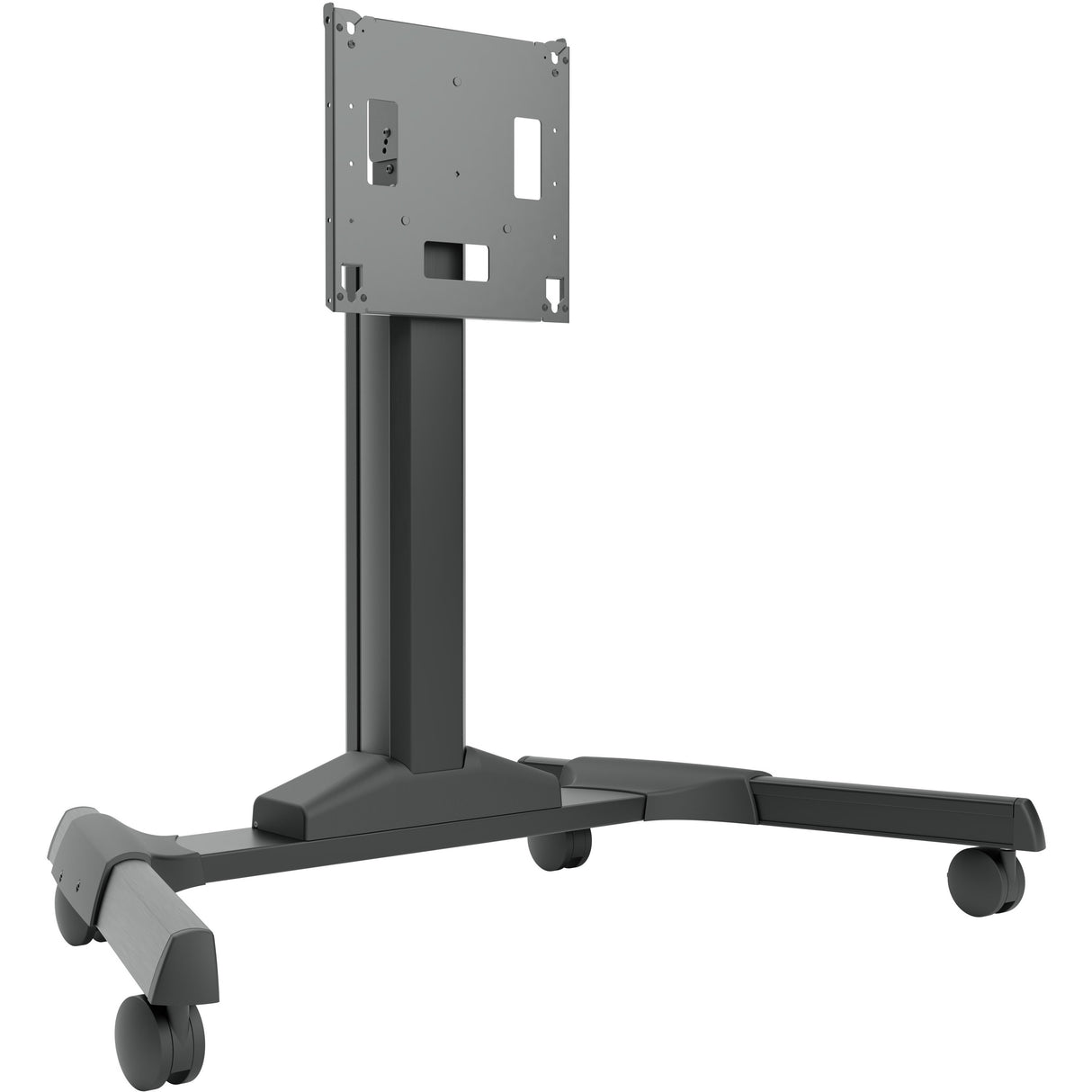 Chief Large Capacity Electric Height-Adjustable Mobile Flat Panel Cart - For Flat Panel Display - Black — LPE1U