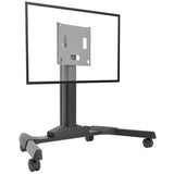Chief Large Capacity Electric Height-Adjustable Mobile Flat Panel Cart - For Flat Panel Display - Black — LPE1U
