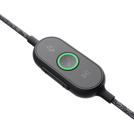 Logitech Zone Wired Noise Cancelling Headset, USB-C with USB-A adapter, graphite — 981-000876
