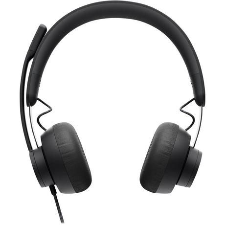 Logitech Zone Wired Noise Cancelling Headset, USB-C with USB-A adapter, graphite — 981-000876