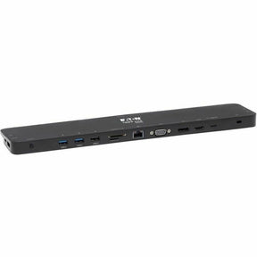 Eaton Tripp Lite Series USB-C Dock, Triple Display - 4K HDMI & DP, VGA, USB 3.x (5Gbps) and USB 2.0 Hub Ports, GbE, 100W PD Charging — U442-DOCK7D-B