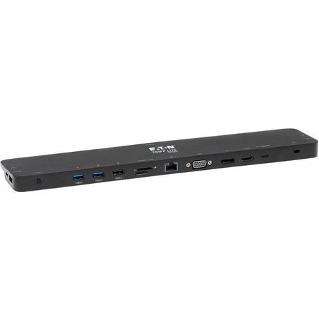 Eaton Tripp Lite Series USB-C Dock, Triple Display - 4K HDMI & DP, VGA, USB 3.x (5Gbps) and USB 2.0 Hub Ports, GbE, 100W PD Charging — U442-DOCK7D-B