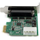 StarTech.com 4-port PCI Express RS232 Serial Adapter Card - PCIe Serial DB9 Controller Card 16950 UART - Low Profile - Windows/Linux — PEX4S953LP