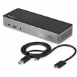 StarTech.com USB-C & USB-A Dock, Hybrid Triple Monitor Laptop Docking Station DisplayPort & HDMI 4K 60Hz/85W PD/6x USB/GbE, TAA — DK31C3HDPD