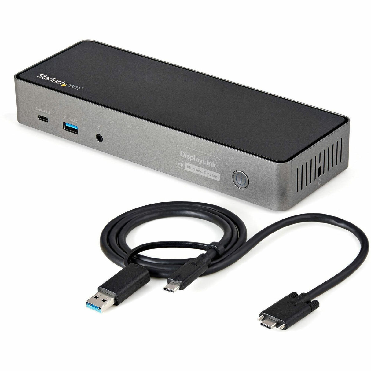 StarTech.com USB-C & USB-A Dock, Hybrid Triple Monitor Laptop Docking Station DisplayPort & HDMI 4K 60Hz/85W PD/6x USB/GbE, TAA — DK31C3HDPD