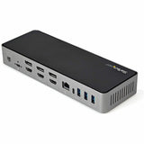 StarTech.com USB-C & USB-A Dock, Hybrid Triple Monitor Laptop Docking Station DisplayPort & HDMI 4K 60Hz/85W PD/6x USB/GbE, TAA — DK31C3HDPD