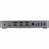 StarTech.com USB-C & USB-A Dock, Hybrid Triple Monitor Laptop Docking Station DisplayPort & HDMI 4K 60Hz/85W PD/6x USB/GbE, TAA — DK31C3HDPD