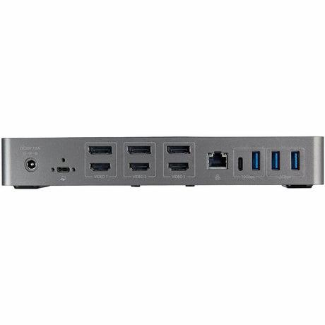 StarTech.com USB-C & USB-A Dock, Hybrid Triple Monitor Laptop Docking Station DisplayPort & HDMI 4K 60Hz/85W PD/6x USB/GbE, TAA — DK31C3HDPD