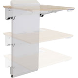 Ergotron WorkFit Elevate with Power Access (Mendota Maple) Sit-Stand Wall Desk — 24-802-S893