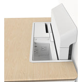 Ergotron WorkFit Elevate with Power Access (Mendota Maple) Sit-Stand Wall Desk — 24-802-S893