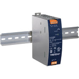 TRENDnet 150W, 52V DC, 2.89A AC to DC DIN-Rail Power Supply, TI-S15052, Industrial Power Supply with Built-In Power Factor Controller Function, Silver — TI-S15052