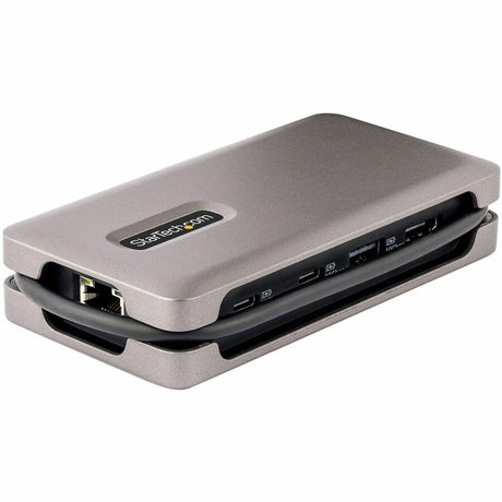 StarTech.com USB-C Multiport Adapter, 4K 60Hz HDMI (HDR), USB 3.2 Gen 2 10Gbps Hub (2xUSB-C/1xUSB-A), 100W PD Pass-Through, GbE, Mini Dock — DKT31CH2CPD3