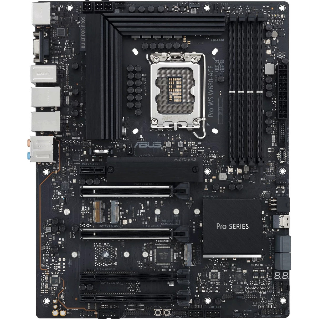 Asus Pro WS W680-ACE Workstation Motherboard - Intel W680 Chipset - Socket LGA-1700 - Intel Optane Memory Ready - ATX — PROWSW680-ACE