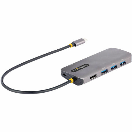 StarTech.com USB C Multiport Adapter, 4K 60Hz HDMI HDR10 Video, 3 Port 5Gbps USB 3.2 Hub, 100W PD PassThrough, GbE, Mini Travel Dock — 127B-USBC-MULTIPORT