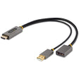 StarTech.com 1ft (30cm) HDMI to DisplayPort Adapter, 4K 60Hz HDR HDMI Source to DP Monitor, USB Bus Powered, HDMI 2.0 to DisplayPort 1.2 — 128-HDMI-DISPLAYPORT