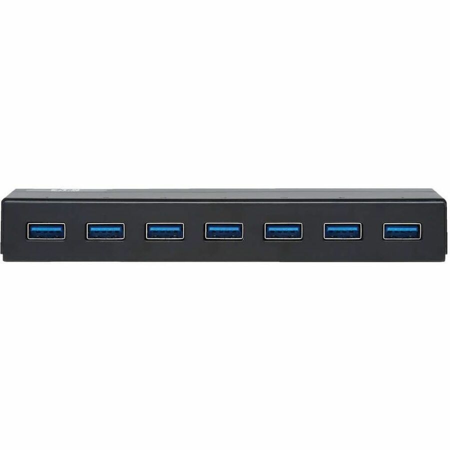 Eaton Tripp Lite Series 7-Port USB-A Mini Hub - USB 3.x (5Gbps), International Plug Adapters — U360-007-INT