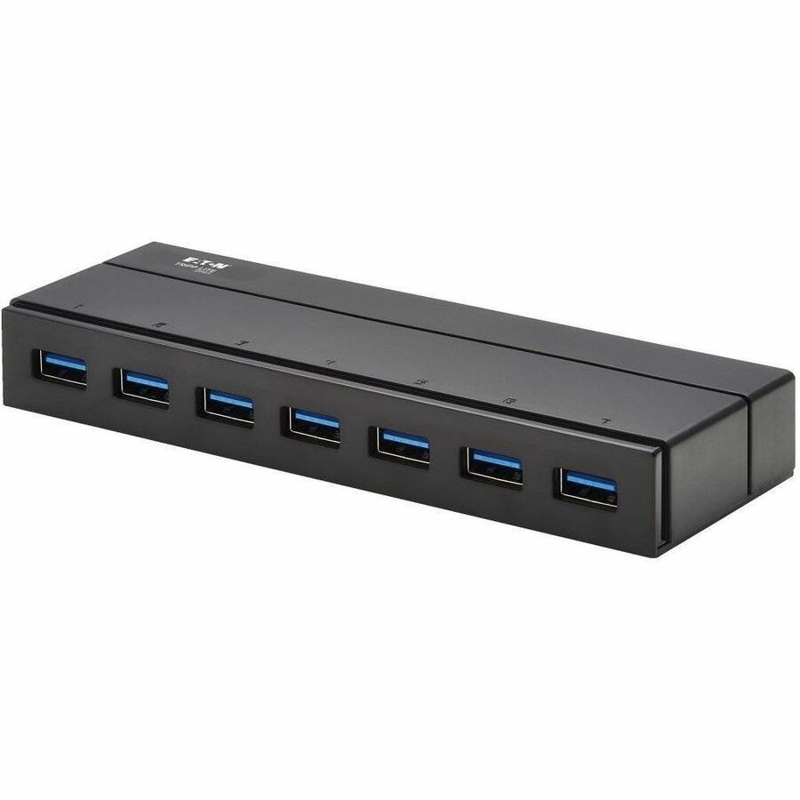 Eaton Tripp Lite Series 7-Port USB-A Mini Hub - USB 3.x (5Gbps), International Plug Adapters — U360-007-INT