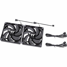 Thermaltake CT140 PC Cooling Fan (2-Fan Pack) - 2 Pack — CL-F148-PL14BL-A