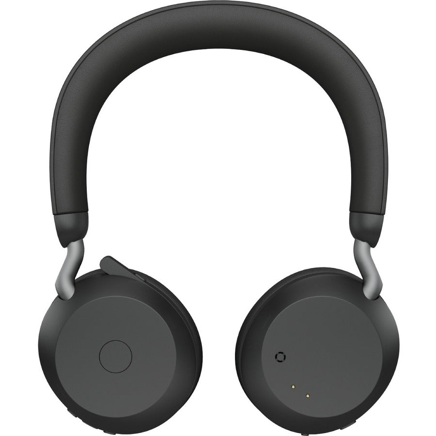 Jabra Evolve2 75 Wireless On-ear Stereo Headset - USB-C - Unified Communication - Black - Binaural - Ear-cup - 3000 cm - Bluetooth - 20 Hz to 20 kHz - MEMS Technology Microphone - Noise Cancelling — 27599-989-899