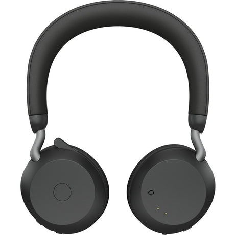 Jabra Evolve2 75 Wireless On-ear Stereo Headset - USB-C - Unified Communication - Black - Binaural - Ear-cup - 3000 cm - Bluetooth - 20 Hz to 20 kHz - MEMS Technology Microphone - Noise Cancelling — 27599-989-899